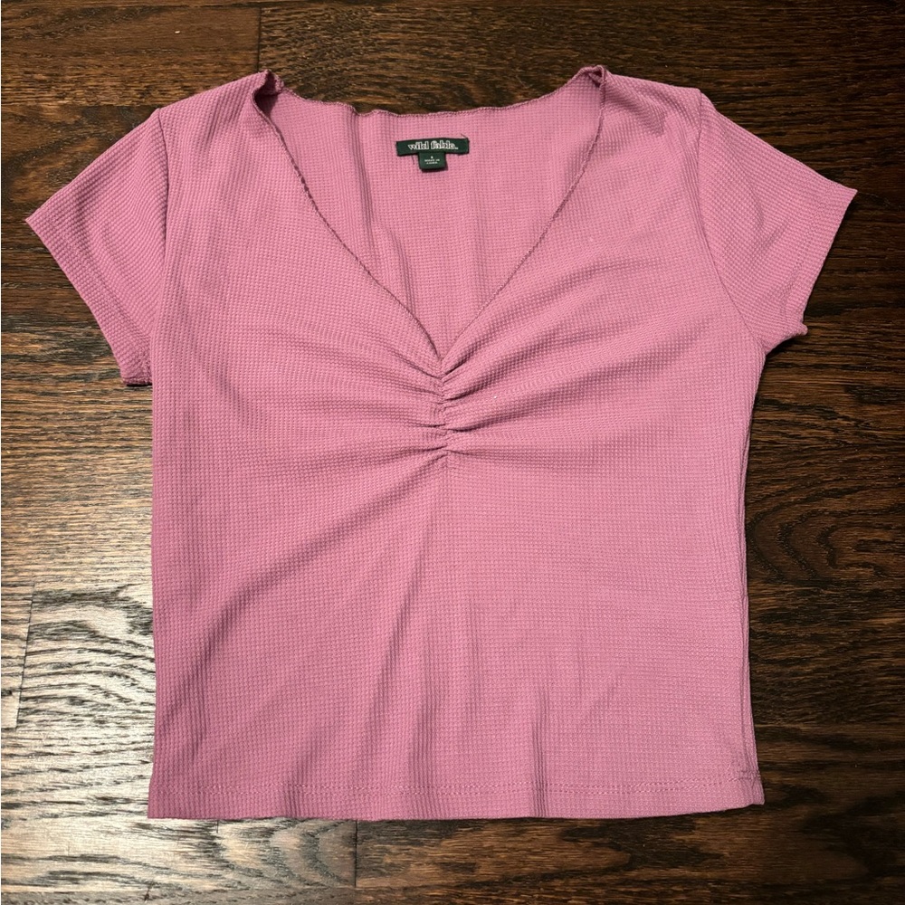 Wild Fable Waffle Knit Top